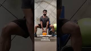 KB High pulls for conditioning after shoulder workout #workout #strength #kettlebell #fattyprobro