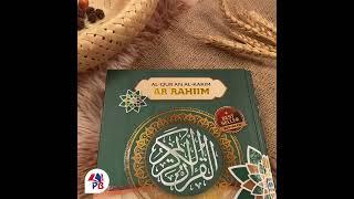 Al Quran Non Terjemah Wakaf Al Karim Ar Rahiim  CD Ayat Pojok 18 Baris Non Garis