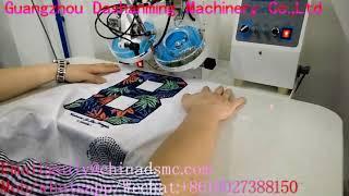 Chinese supplier semi-automatic rhinestone fixing machine one head two plate best selling