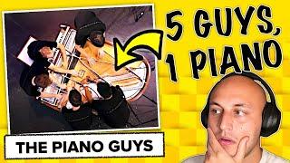 5 men vs 1 piano | THE PIANO GUYS - WHAT MAKES YOU BEAUTIFUL | Classical Musician reacts/analyses