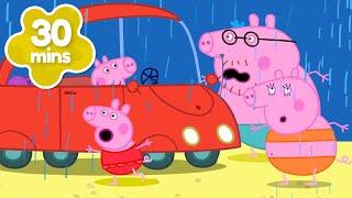 The Rainy Beach Day! ️ | Peppa Pig Full Episodes