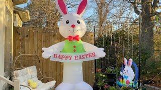 12.5ft Giant Easter Bunny - 2023 Gemmy Airblown Inflatable