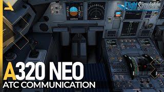 How to Get the ATC Communication for iniBuilds Airbus A320 Neo - MSFS 2020 - A320 Neo Tutorial 5