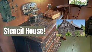 1804 Primitive Farmhouse of Original Stencils, Full Tour!!