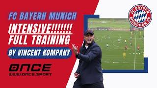 FC Bayern Munich - intensive full training by Vincent Kompany