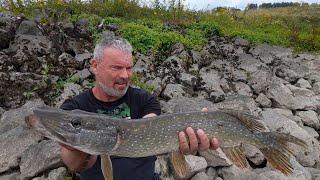 Guus & Eric op snoek & snoekbaars op de IJsel