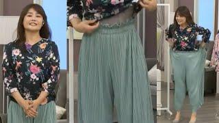 さとう晴美【QVC】何も履かずに…って事は？もう見えても気にしなくなって…引っ張りすぎて『くっきりと魅せる』