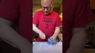 Ice Diamond Carving Demo.