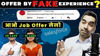 Salesforce Job by Fake experience  | #salesforcedeveloper