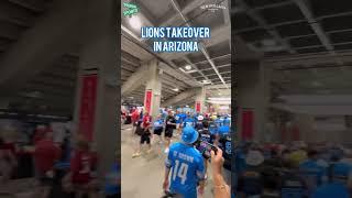 LIONS FANS TOOK OVER ARIZONA CARDINALS STADIUM!!!