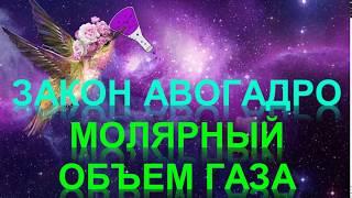 60. Закон Авогадро. Молярный объем газа