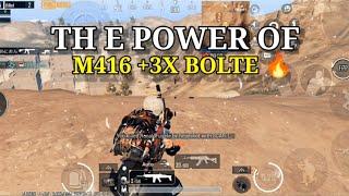 The Power of M416 + 3X Bolte  BGMI MONTAGE ILLUSION GAMER 