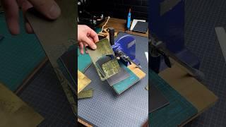 Making 3x “Bramble” leather mini-wallets #asmr