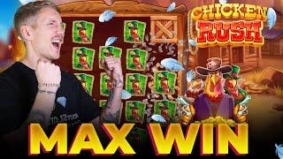 MY INCREDIBLE MAX WIN ON CHICKEN RUSH - BONUS BUY - WITH CASINODADDY 