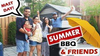 A hot summer BBQ in Canada 