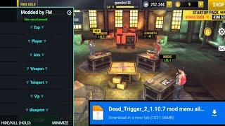 Dead trigger 2 Mod menu Apk Version 1.10.7