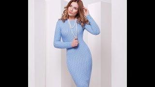 Вязаные Платья Спицами -  модели 2020/ Knitted Dresses Knitting Patterns/ Strickkleider Strickmuster