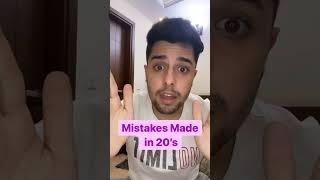 Mistakes I wish no one makes in their 20’s #shorts