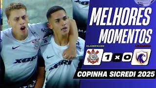 O TIMÃOZINHO AVANÇA! Corinthians 1 x 0 Falcon | Melhores Momentos (COMPLETO) | Copinha 2025