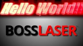 We bought a BOSS LASER!