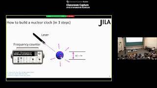 Physics Colloquium, "Optical nuclear clock: nuclear physics meets metrology"