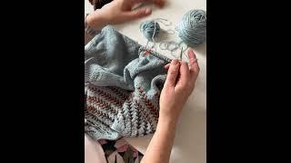How to alternate skeins in the round