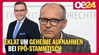 Eklat um geheime Aufnahmen bei FPÖ-Stammtisch | @geraldgrosz