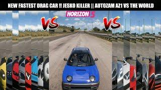 THE NEW FASTEST DRAG CAR || JESKO KILLER IS HERE || AUTOZAM AZ-1 VS THE WORLD - THIS MINI IS BEAST