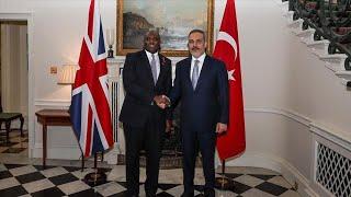 Turkish foreign minister meets UK counterpart in London