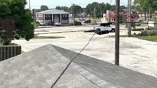 Power Line Just Laying on Roof