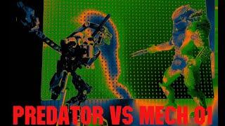 (predator) (stopmotion) predator vs mech 01 full fight
