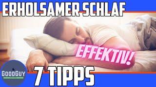 7 Tipps für erholsamen Schlaf!Regeneration Stressreduktion mehr Energie für Körper/Hirn-Dankbarkeit