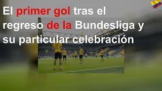 El primer gol tras el regreso de la Bundesliga