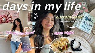 *ich bin im store zu sehen*, taco night, current read & neuerscheinung, konzerte days in my life