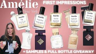 Amelie in New York|Luxury Inspired Fragrances|Samples & Full Bottles First Impressions|+ Giveaway