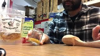 Mixing Shellac Flakes with Denatured Alcohol