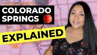 Colorado Springs Neighborhood Map TOUR | Where to live in Colorado Springs