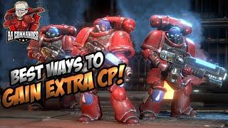 Best Ways to Gain Command Points! (BLOOD ANGELS)