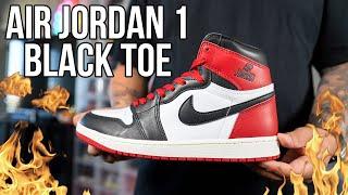 AIR JORDAN 1 REIMAGINED 'BLACK TOE' REVIEW + ON FEET!