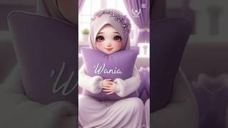 Top Muslim  girls name  name art ️|name look| popular name 