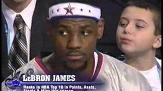 LeBron James' First All-Star Appearance
