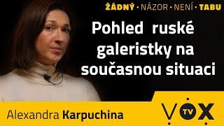 Dopad sankcí na Rusko začne v létě. Země bude trpět. Říká Alexandra Karpuchina #VOXTV #ukrajina