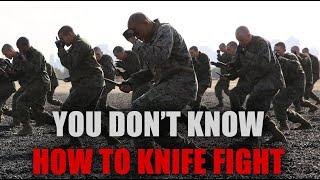 My biggest pet peeve in martial arts - How to knife fight properly