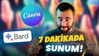 GOOGLE BARD VE CANVA İLE SUNUM HAZIRLA!   | Sunum Nasıl Hazırlanır?