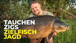 Gamechanger-Taktik, Tauchen und Zielfischjagd – Karpfenangeln am Baggersee mit Chris Ackermann