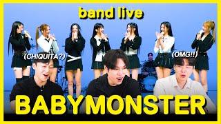 BABYMONSTER - ‘SHEESH’ Band LIVE Concert [KOREAN  REACTION] !! 