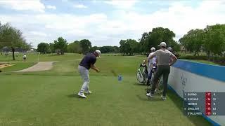 Alex Noren's unorthodox "over-the-top" preshot routine at ATaT Byron Nelson 2021