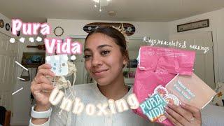 Pura vida unboxing | earrings,necklace,& bracelets