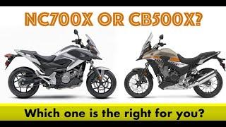 Why NC700x and CB500x are so different?