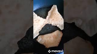 Чебуреки за пару минут из размороженного пельменного теста, начинка любая..